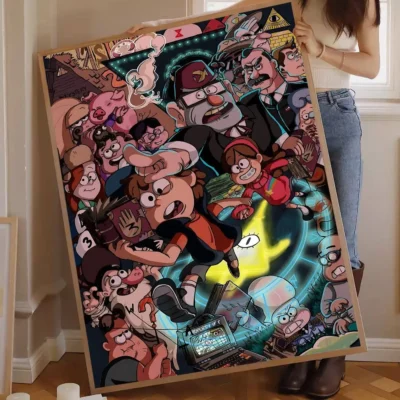 Bill Cipher Illuminati Dark Wall Arts