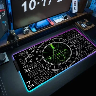 Bill Cipher Illuminati Mystic RGB Mouse Pad