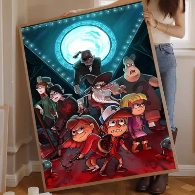 Grunkle Stan Gold Mystery Wall Arts