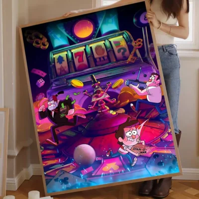 Dipper Pines Mystery Hunter Wall Arts