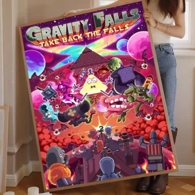 Gravity Falls Mystery Shack Vintage Wall Arts