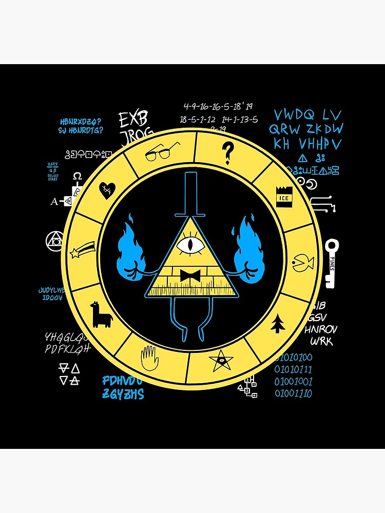 Gravity Falls Bill Cipher Zodiac Throw Pillow - Image 2