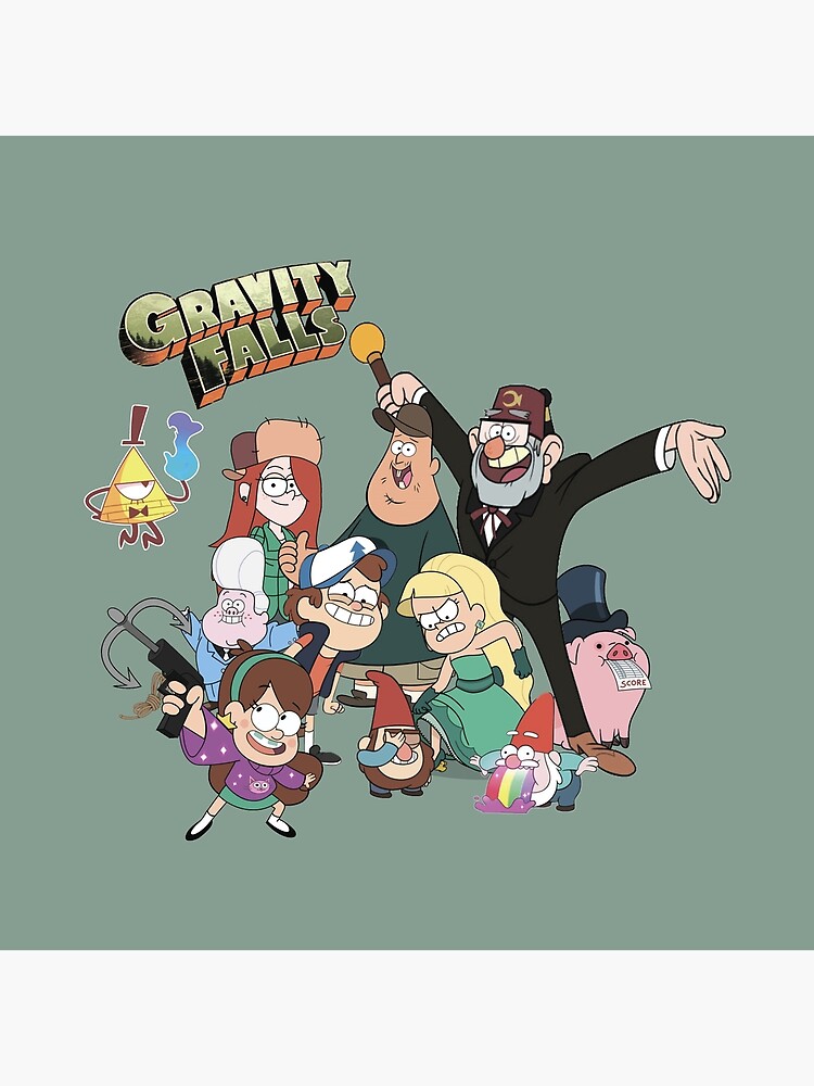 Gravity Falls Characters Shower Curtain - Image 2