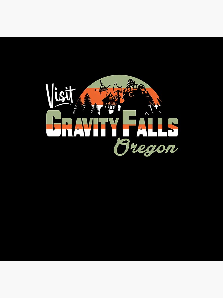 Visit Gravity Falls Oregon Shower Curtain - Image 2