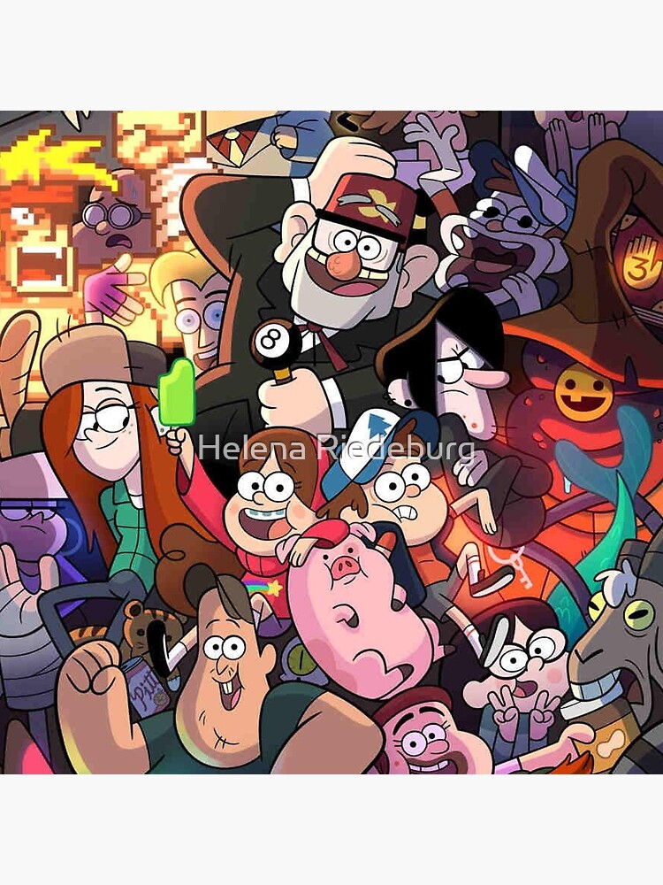 Gravity Falls Shower Curtain - Image 2