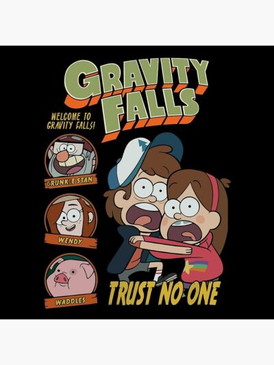 Alternative view of Trust No One Shower Curtain