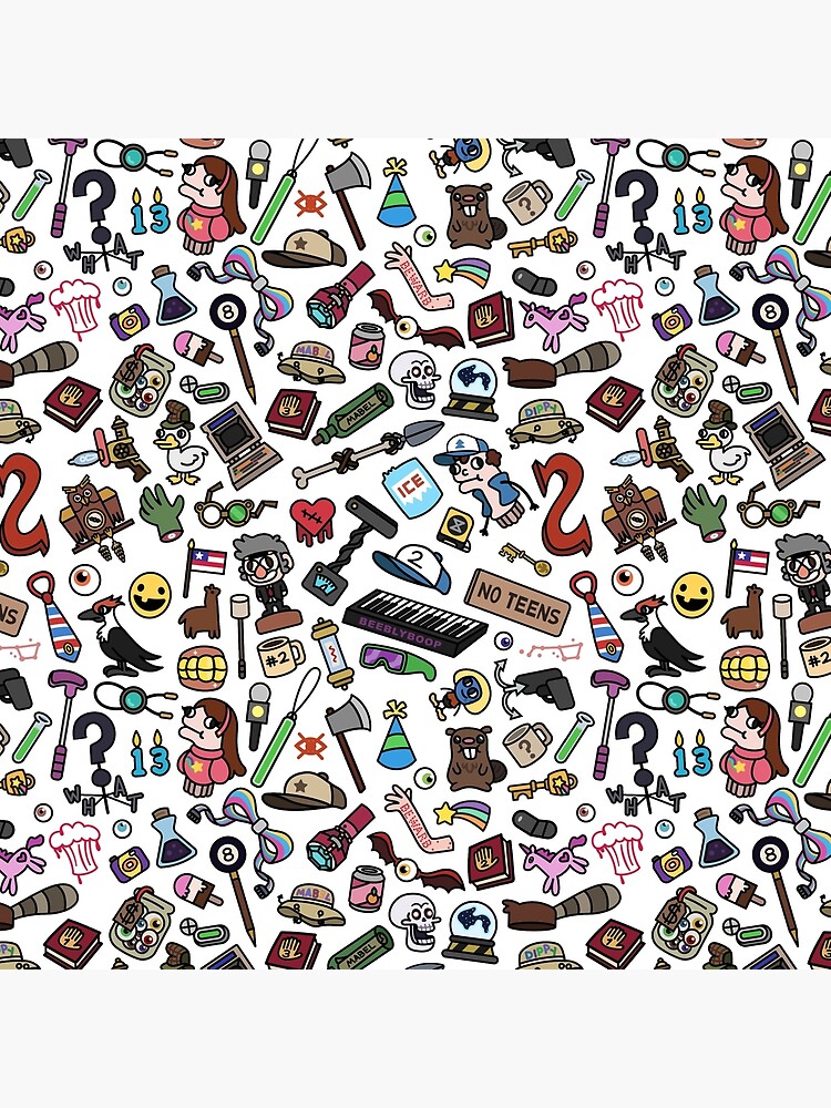 Gravity Falls Pattern Tapestry - Image 2