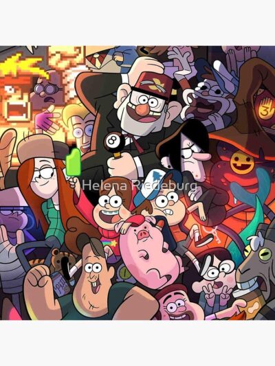 Alternative view of Gravity Falls Tapestry