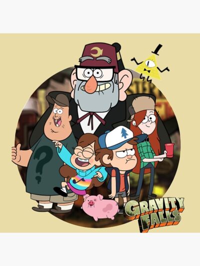 Alternative view of Gravity Falls Classic Tapestry