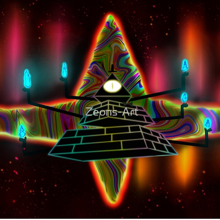 Gravity Falls Bill Cipher Weirdmaggedon Tote Bag - Image 2