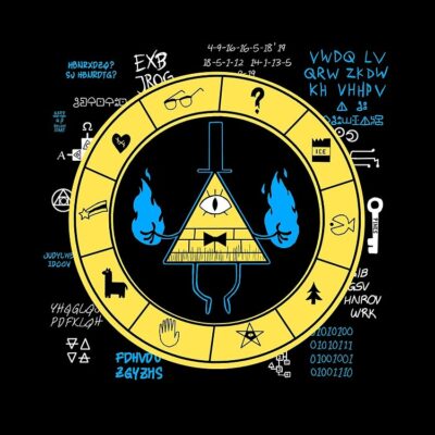 Alternative view of Gravity Falls Bill Cipher Zodiac Tote Bag