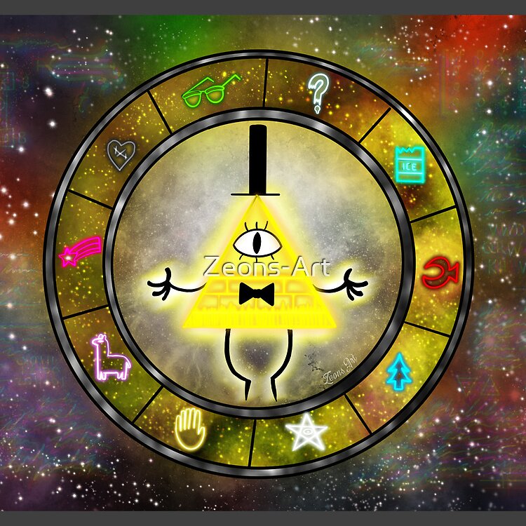 Bill Cipher Zodiac Gravity Falls Tote Bag - Image 2