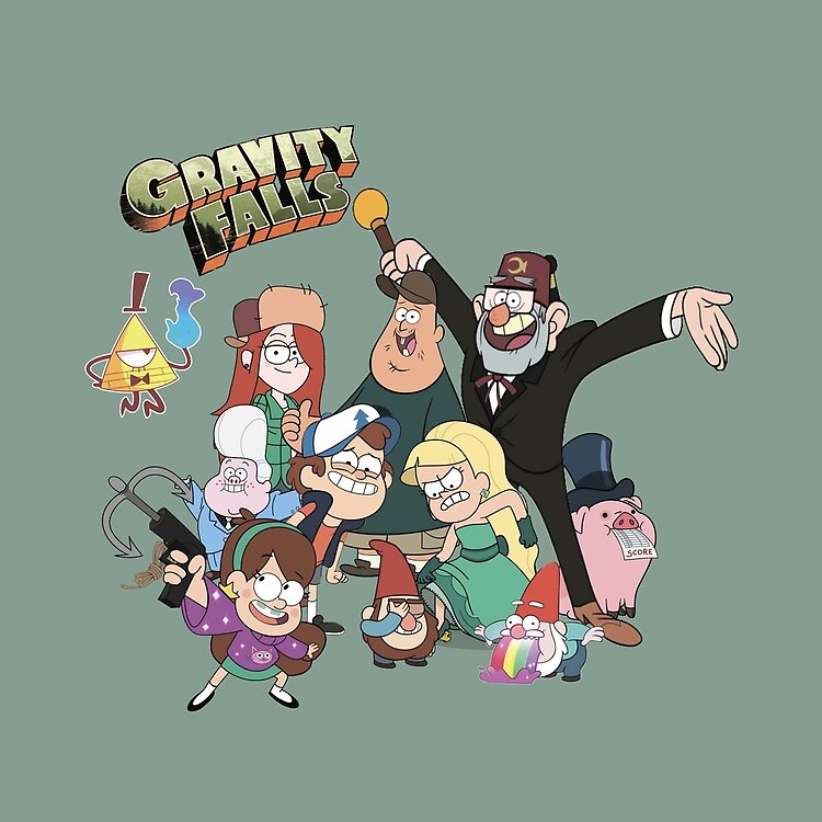 Gravity Falls Characters From Gravity Falls Tote Bag - Image 2