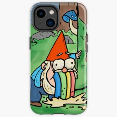 Gravity Falls Gnome Rainbow Vomit Iphone Case