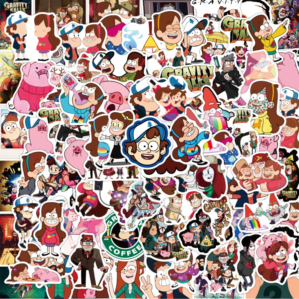10/30/50pcs Funny Disney Anime Gravity Falls Stickers