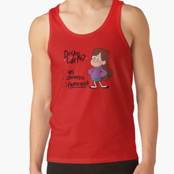 Gravity Falls Mabel Do You Like Me Tank Top - Image 4