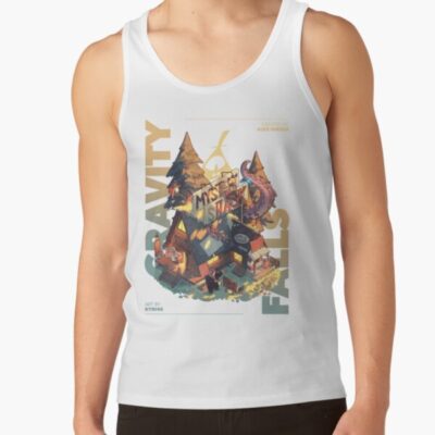 Gravity Falls Fand Home White Tank Top