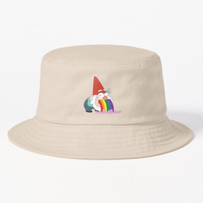 Gravity Falls Gnome Gay Pride Flag Bucket Hat