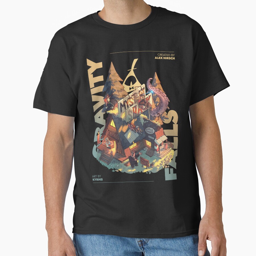 Gravity Falls Fand Home White T-shirt - Image 2