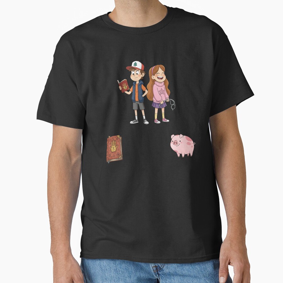 Dipper And Mabel Gravity Falls T-shirt - Image 3