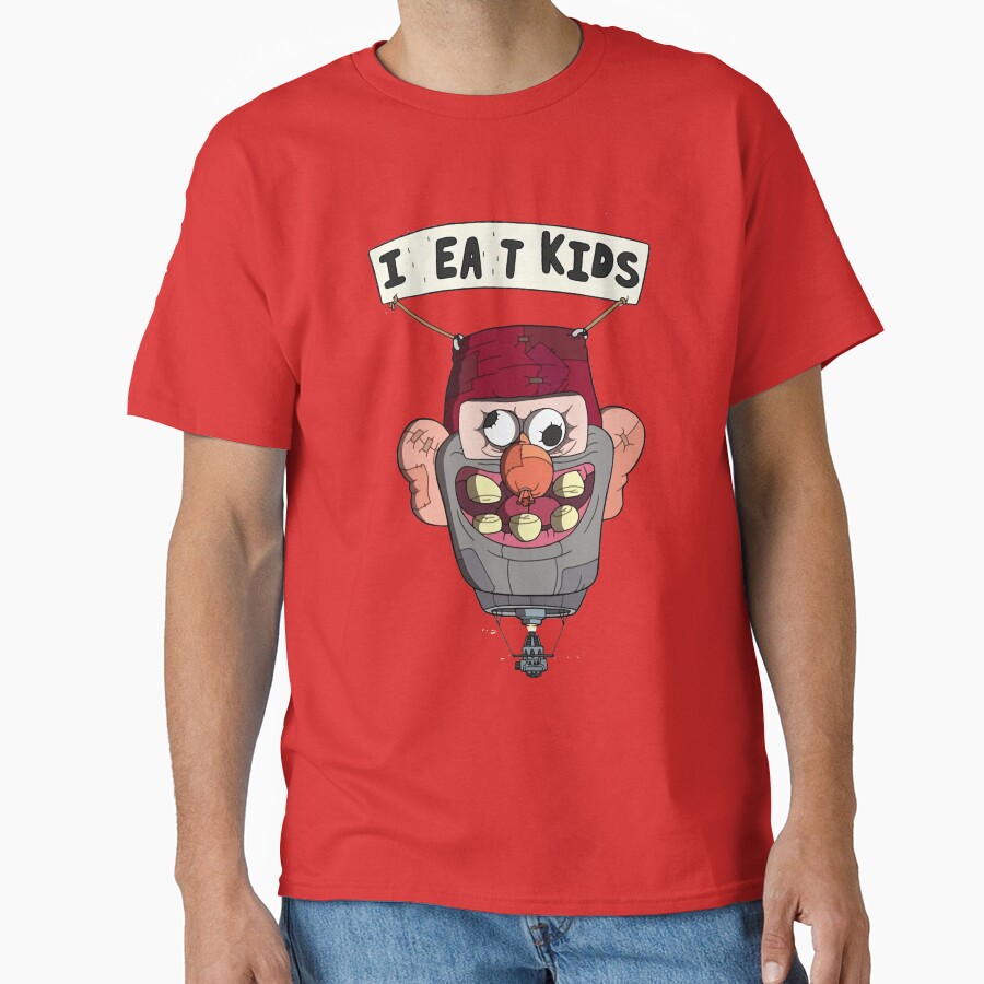 Gravity Falls I Eat Kids Balloon Classic T Shirt T-shirt - Image 5