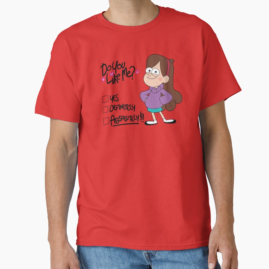 Gravity Falls Mabel Do You Like Me T-shirt - Image 5