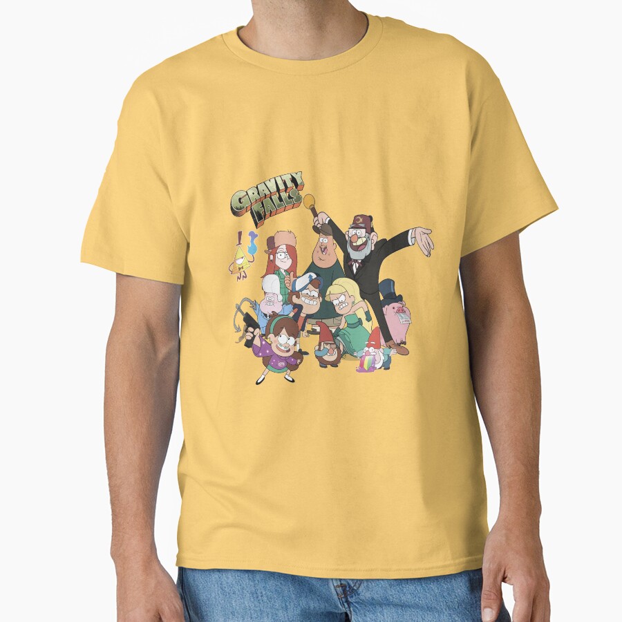 Gravity Falls Characters From Gravity Falls T-shirt - Image 6