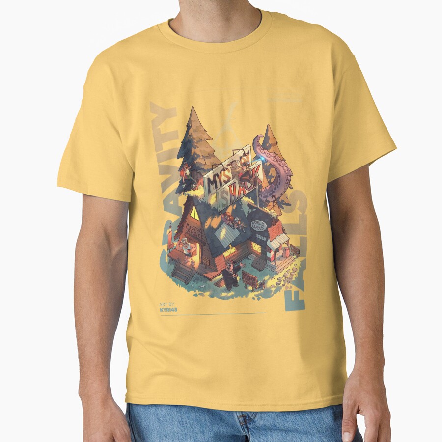 Gravity Falls Fand Home White T-shirt - Image 6