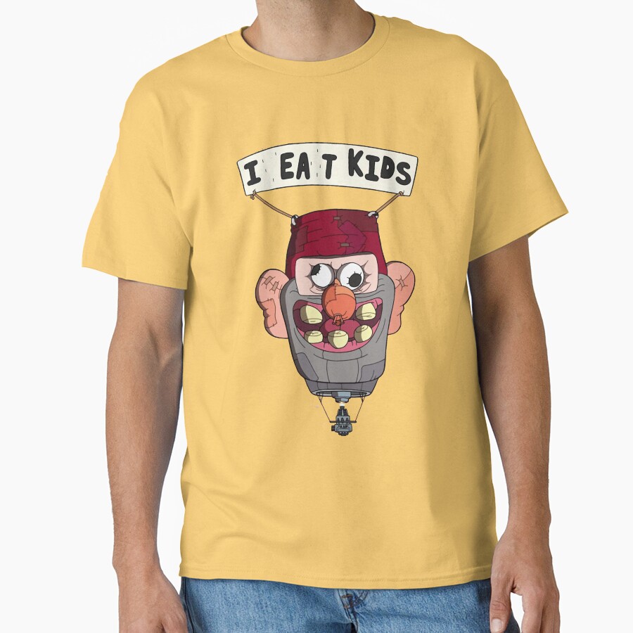 Gravity Falls I Eat Kids Balloon Classic T Shirt T-shirt - Image 6