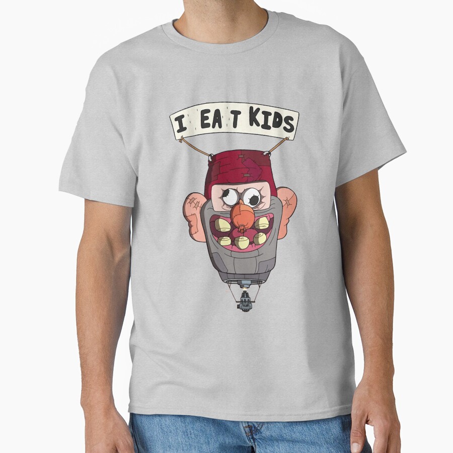 Gravity Falls I Eat Kids Balloon Classic T Shirt T-shirt - Image 3