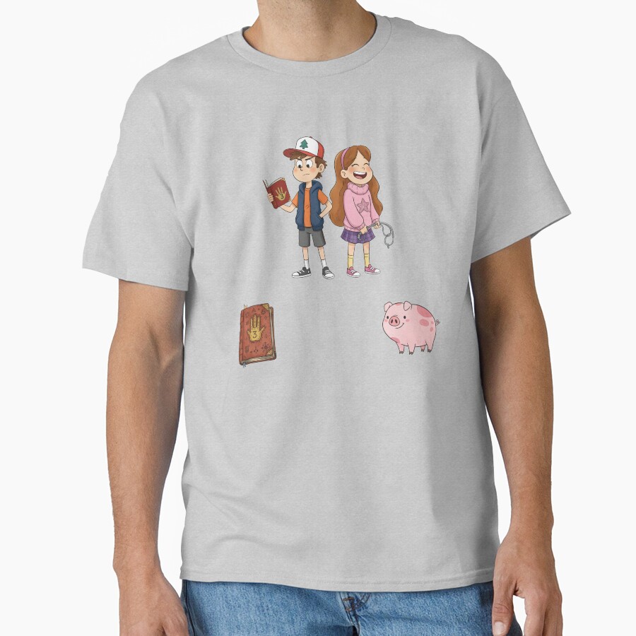 Dipper And Mabel Gravity Falls T-shirt - Image 4