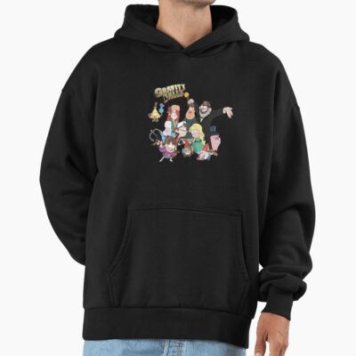 Alternative view of Gravity Falls Characters From Gravity Falls Hoodie