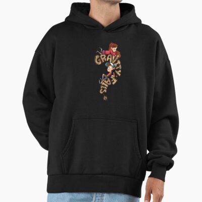 Alternative view of Gravity Falls Logo Dipper Mabel Hoodie