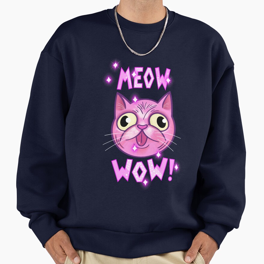 Gravity Falls Meow Sweatshirt - Image 5