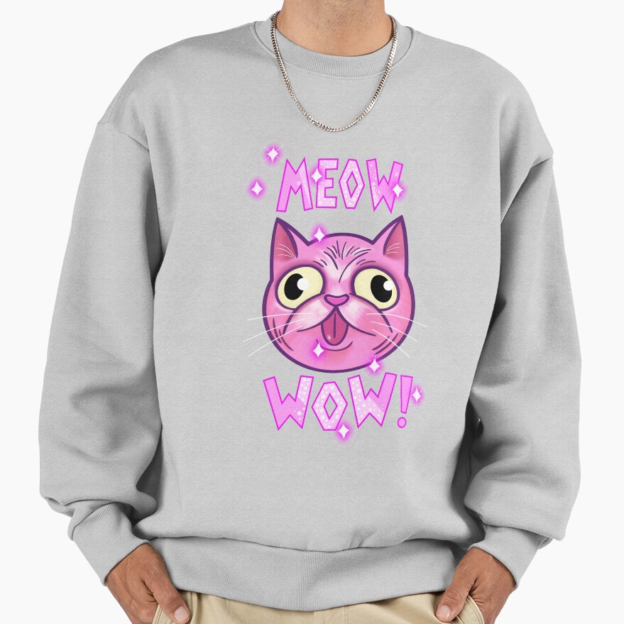 Gravity Falls Meow Sweatshirt - Image 4