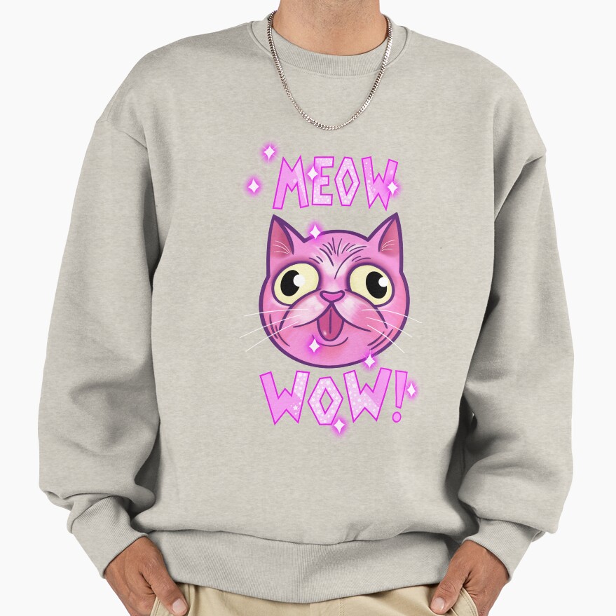 Gravity Falls Meow Sweatshirt - Image 3