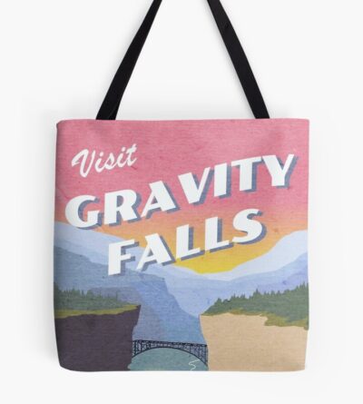 Visit Gravity Falls Postcard Tote Bag