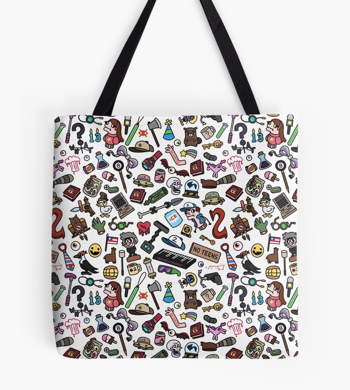 Gravity Falls Pattern Tote Bag