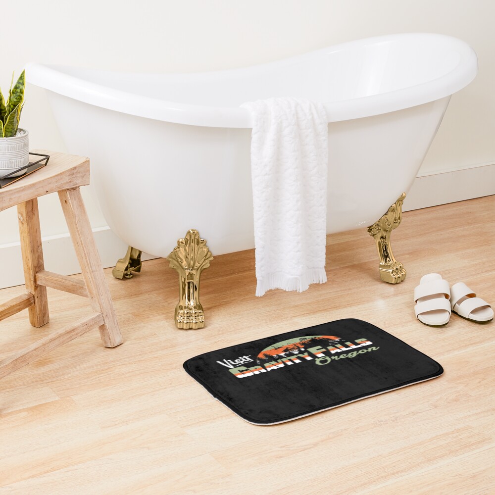 Visit Gravity Falls Oregon Bath Mat - Image 2