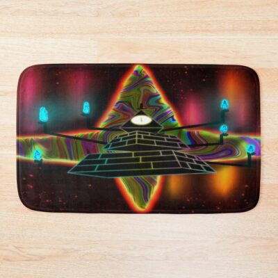 Gravity Falls Bill Cipher Weirdmaggedon Bath Mat