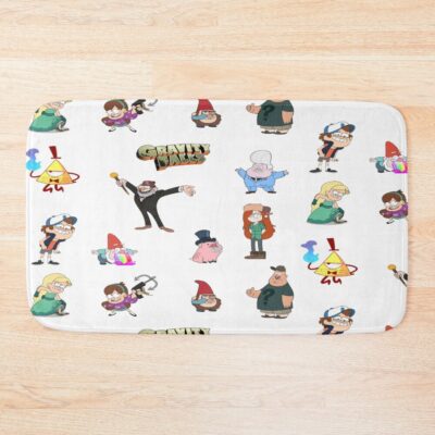 Gravity Falls Characters Bath Mat