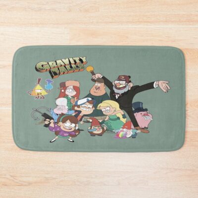 Gravity Falls Characters From Gravity Falls Bath Mat