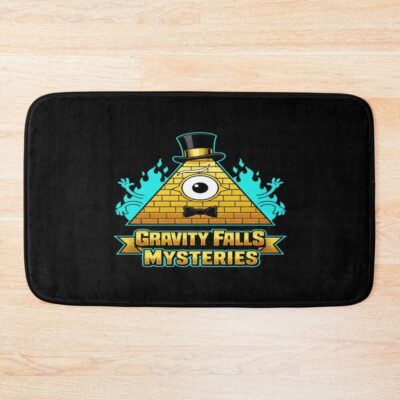 Gravity Falls Mysteries Blue Bath Mat