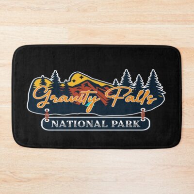 Gravity Falls National Park Bath Mat