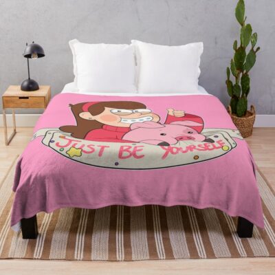 Motivational Mabel Throw Blanket