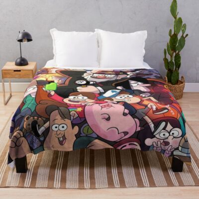 Gravity Falls Throw Blanket