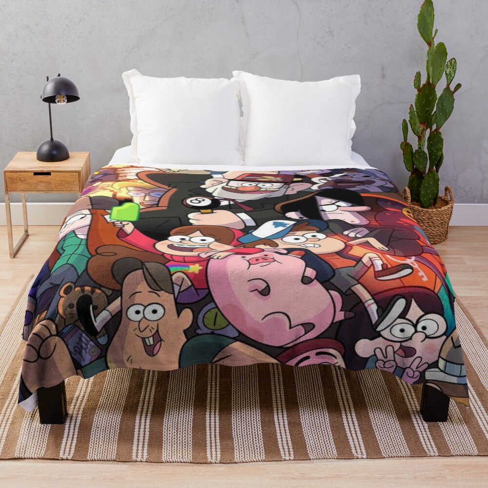 Gravity Falls Throw Blanket
