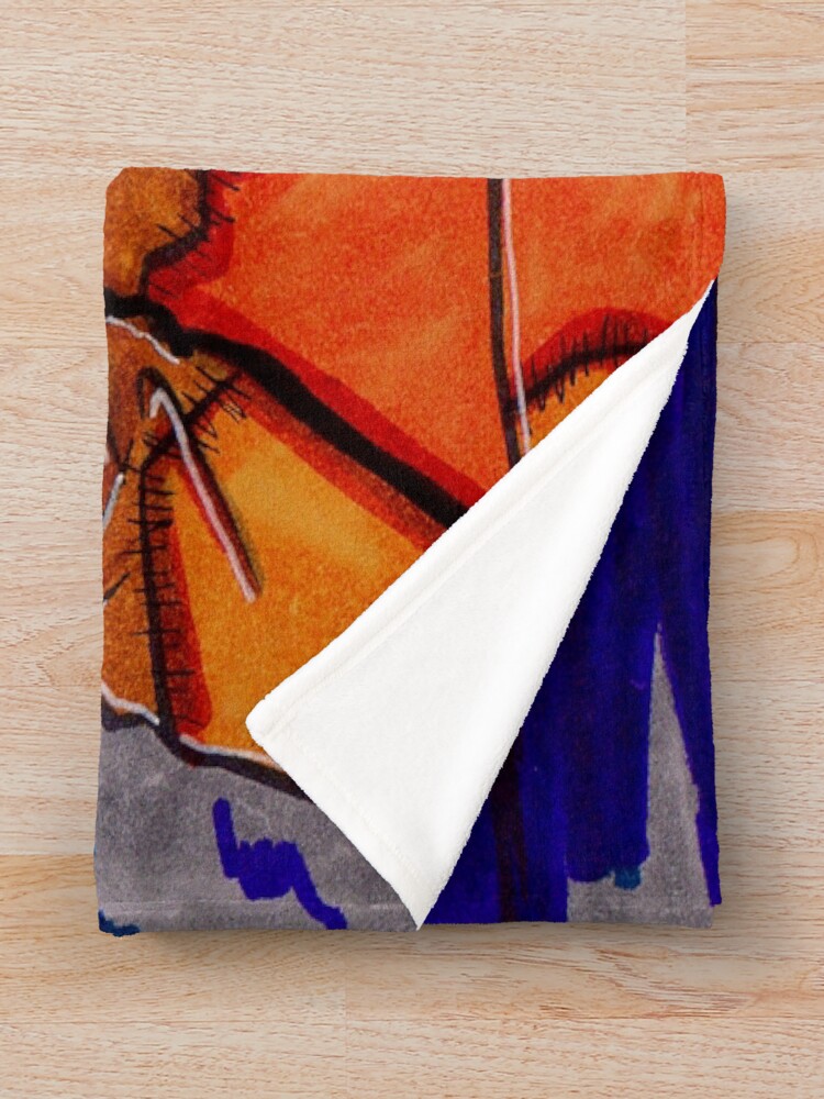 Summerween Trickster Throw Blanket - Image 2