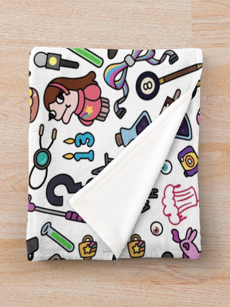 Gravity Falls Pattern Throw Blanket - Image 2