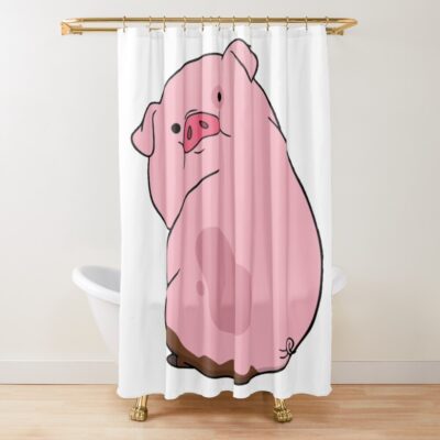 Waddles Shower Curtain